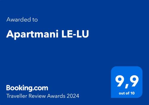 Kastel Gomilica Apartment | Apartmani LE-LU