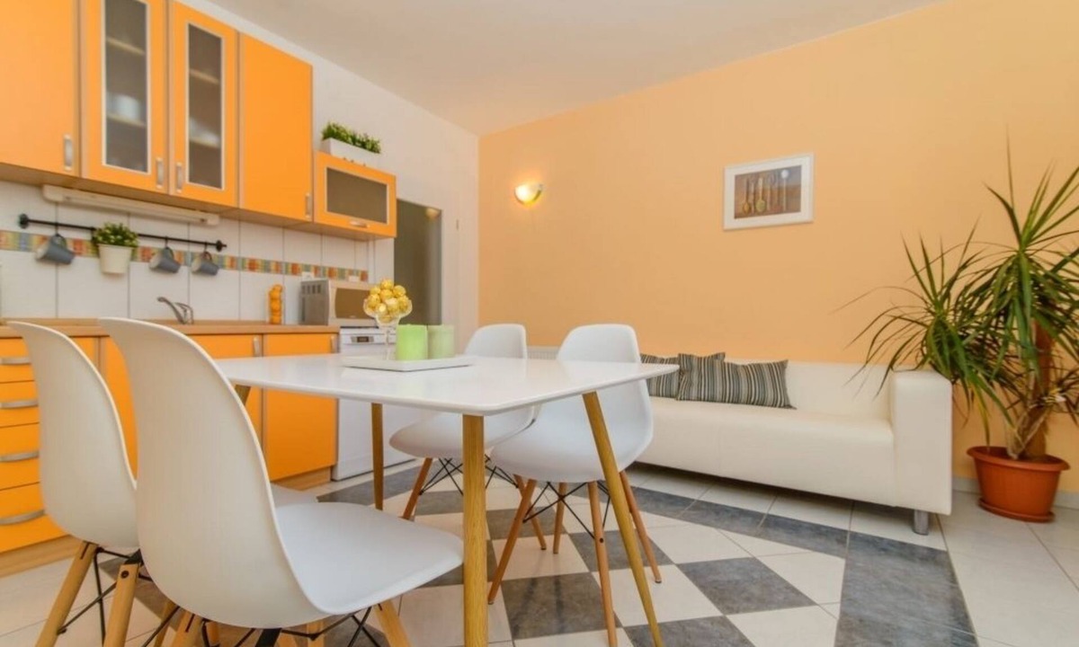 Okrug Gornji Apartment | Apartment in Okrug Gornji with Seaview, Terrace, Air condition, WIFI (5209-4)