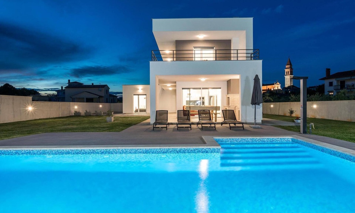 Vodnjan Villa | Beautiful new Villa Miramar plot area1600m2 with pool near Pula!
