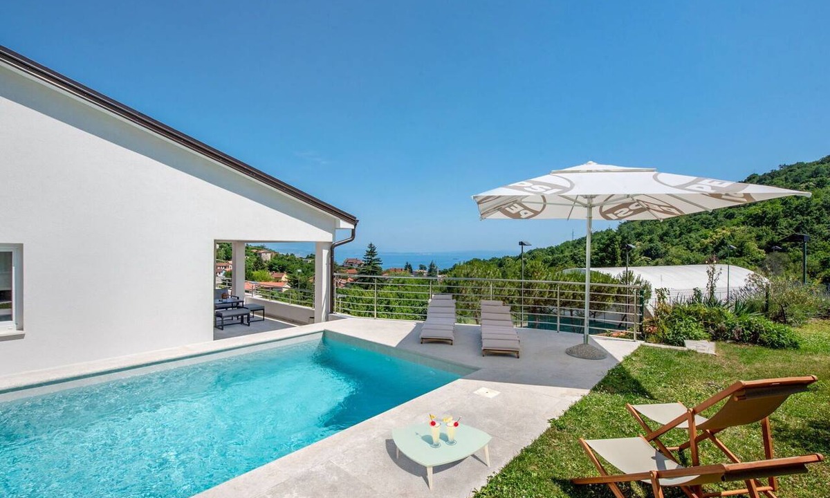 Rukavac House | Beautiful private villa for 8 people with A/C, WIFI, private pool, TV and terrace