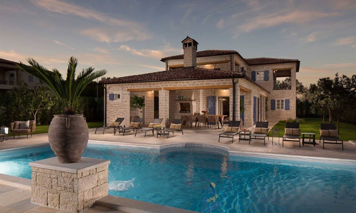 Korenici Villa | Exquisite country villa for 8 with pool, organic garden and playgrounds