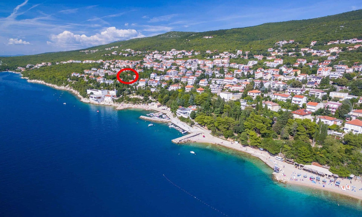 Dramalj Apartment | Holiday apartment with sea view and garden