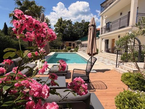 Trinajstici Villa | Luxury Kvarner Park Villa with garden and large RGB private pool