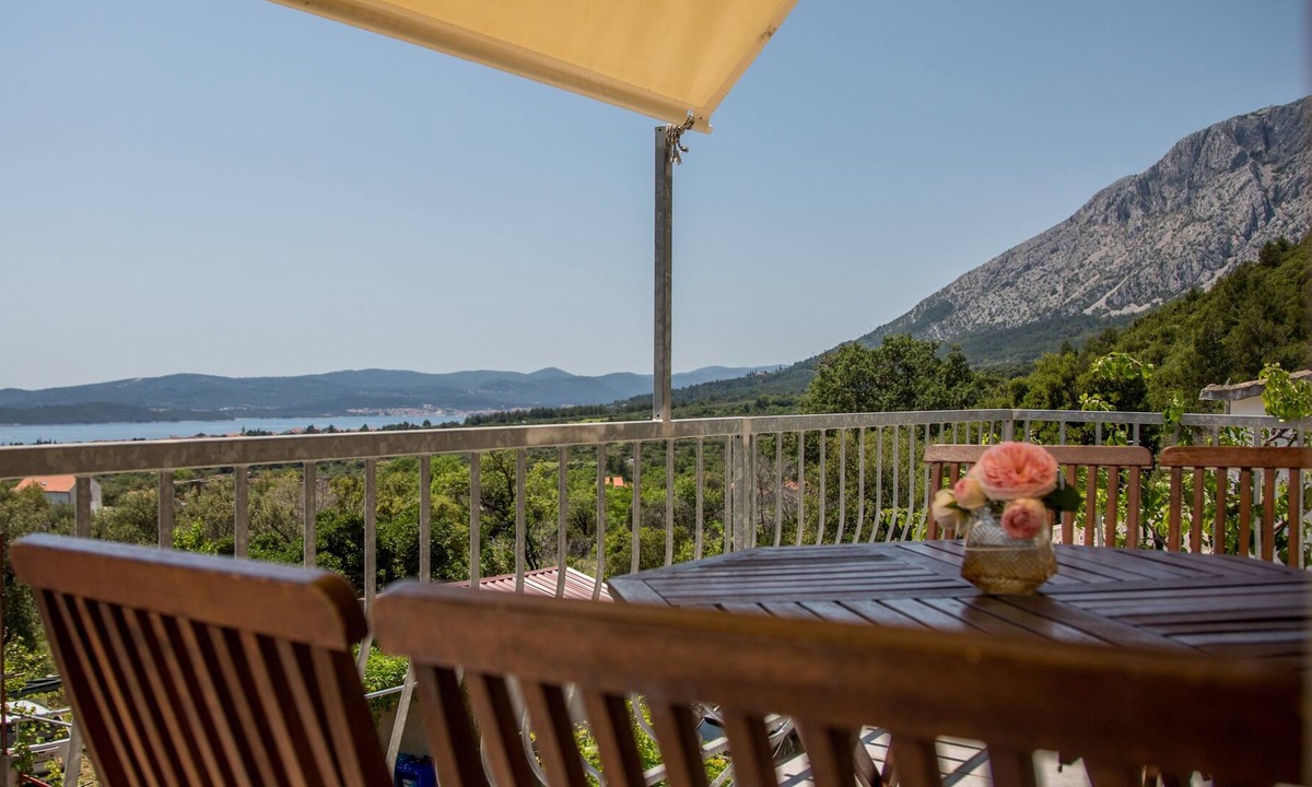 Stankovici Apartment | One bedroom apartment with terrace and sea view Orebić, Pelješac (A-10251-c)