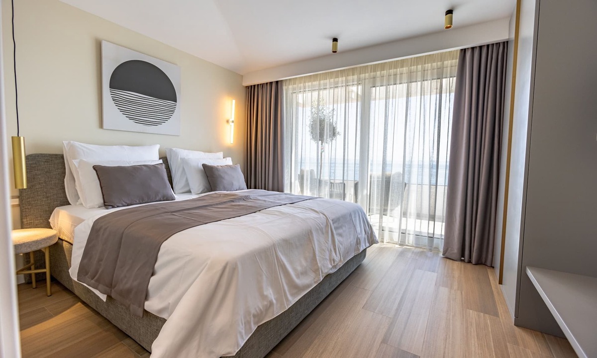 Baska Voda Apartment | Two bedroom apartment with balcony and sea view Baška Voda, Makarska (A-23601-f)