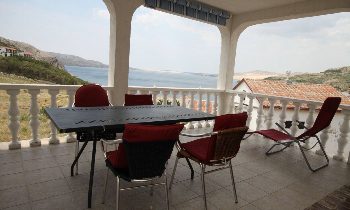 Metajna Apartment | Two bedroom apartment with terrace and sea view Metajna, Pag (A-6426-a)