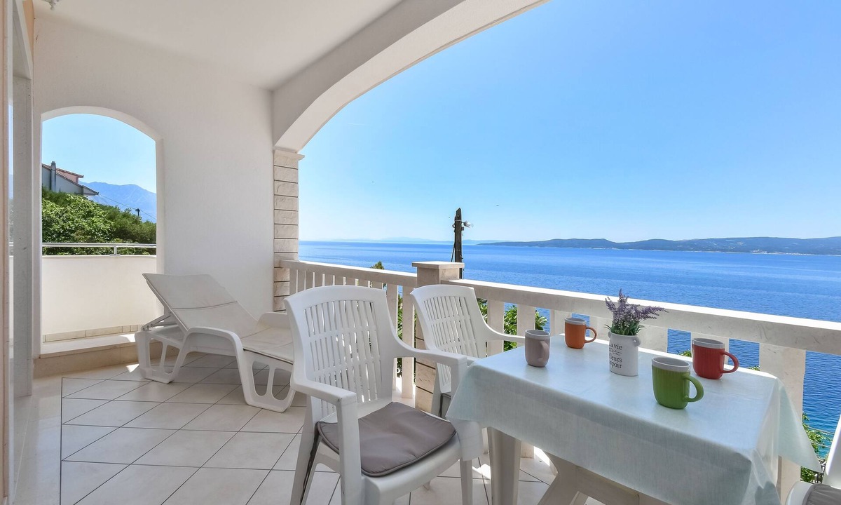 Pisak Apartment | Two bedroom apartment with terrace and sea view Pisak, Omiš (A-10323-a)