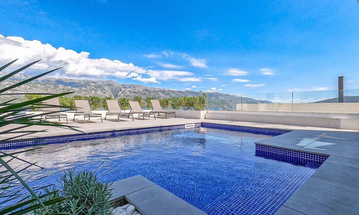 Vinjerac Villa | Villa One Villa with pool, sea view and balcony - Villa One