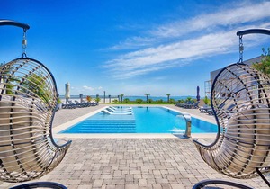 Holiday apartment Modern with pool, quiet location, lake view for 4 people