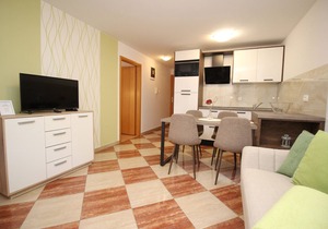 Two bedroom apartment with terrace Baška, Krk (A-18775-b)