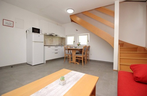 Baska Apartment | Apartment complex Villas Corinthia 8 - 100m from the Beach, with Terrace, surrounded by Greenery