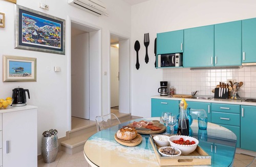 Zupa dubrovacka Apartment | Apartments Subrenum - Comfort Two Bedroom Apartment with Terrace and Sea View (A2)