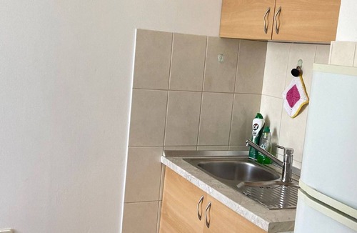 Blace Apartment | Apartments Tiho & Jelena- Studio Apartment with Balcony and Sea View (Fureal)