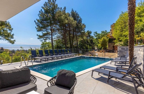 Moscenicka Draga Villa | Beautiful private villa with hot tub, WIFI, private pool, A/C, TV, terrace and pets allowed