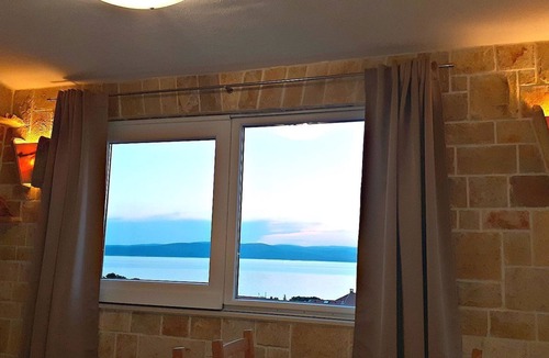 Baska Voda Apartment | Large fantastic sea view terrace and local panorama - 3 minutes walk to the beach