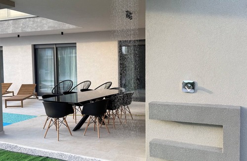 Brodarica House | Luxury Seaview Villa Brodarica Sibenik with Pool Jacuzzi Fitness Room Billiar