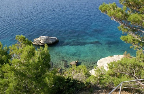 Marusici Apartment | One bedroom apartment with terrace and sea view Marušići, Omiš (A-2741-d)