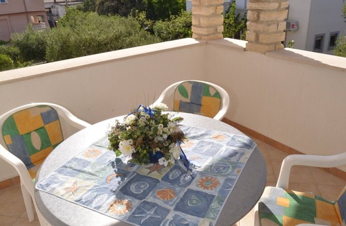 Banjol Apartment | One bedroom apartment with terrace and sea view Rab (A-14792-c)
