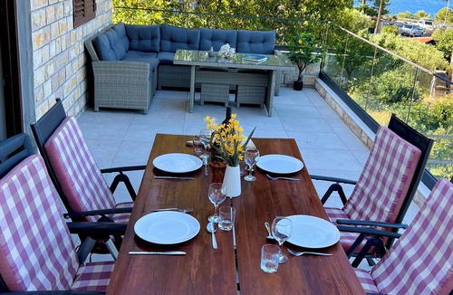 Rogac Apartment | Premium 2BR Sea-View Apartment with Huge 48m² Private Terrace – Rogač