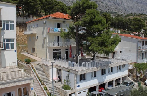 Baska Voda Apartment | Studio flat with balcony and sea view Baška Voda, Makarska (AS-6912-a)