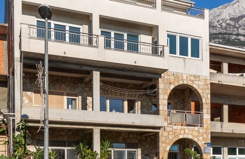 Ratac Apartment | Studio flat with balcony and sea view Makarska (AS-22017-a)
