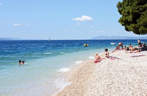 Zivogosce Apartment | Studio flat with balcony and sea view Živogošće - Porat, Makarska (AS-6807-a)