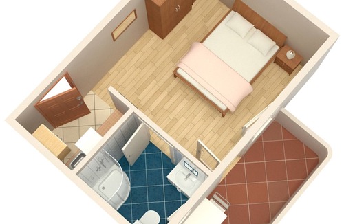 Vinisce Apartment | Studio flat with hot tub Vinišće, Trogir (AS-8660-c)