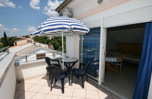 Dramalj Apartment | Studio flat with terrace and sea view Dramalj, Crikvenica (AS-5534-b)