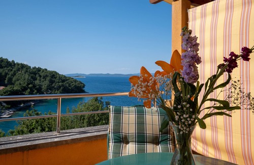 Island Dugi Otok Apartment | Studio flat with terrace and sea view Sali, Dugi otok (AS-17791-b)