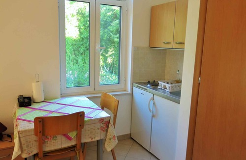 Moscenicka Draga Apartment | Studio with air conditioning, internet and SAT-TV