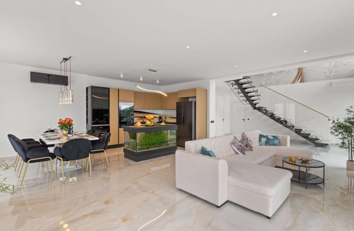 Bregi Villa | Stunning private villa for 10 people with hot tub, A/C, private pool, WIFI, TV and terrace