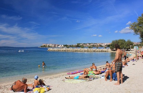 Podstrana Apartment | Two bedroom apartment with terrace and sea view Podstrana, Split (A-4859-d)