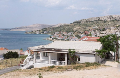 Metajna Apartment | Two bedroom apartment with terrace and sea view Metajna, Pag (A-6426-a)