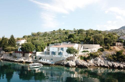 Tribanj Villa | Villa Beline right by the sea heated swimming pool sauna and parkings
