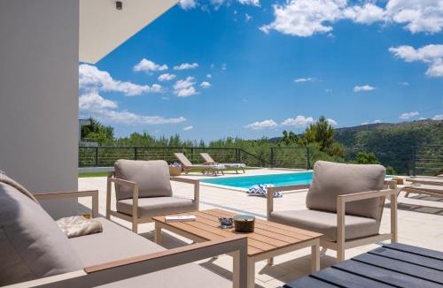 Omis Villa | Villa Nacle with Heated Pool and Large Playground near Omis and Split