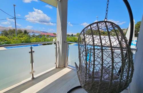 Karlobag Apartment | Villa Stella with pool and seaview