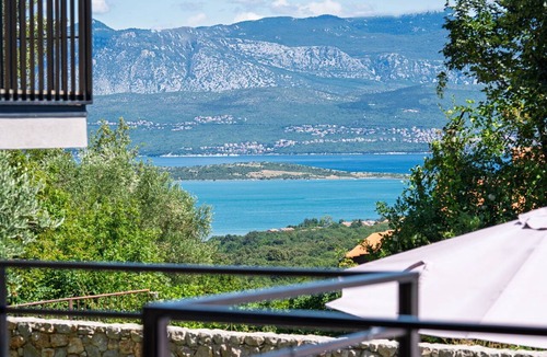 Klanice Villa | Wonderful private villa with WIFI, private pool, A/C, hot tub, TV, terrace and panoramic view