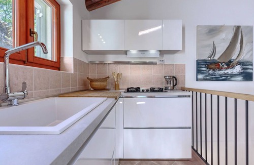Rabac House | Wonderful villa for 6 people with WIFI, A/C, private pool, TV, terrace and pets allowed