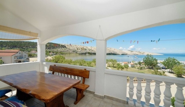 Apartment in Lopar with Seaview, Terrace, Air condition, WIFI (613-5)