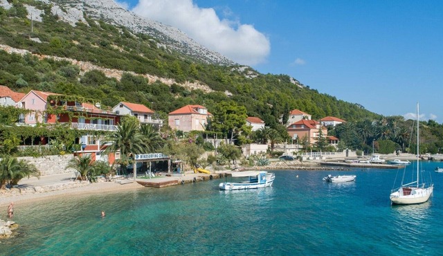 Beachfront 2-Bedroom Holiday Apartment in Kućište on charming Pelješac peninsula.