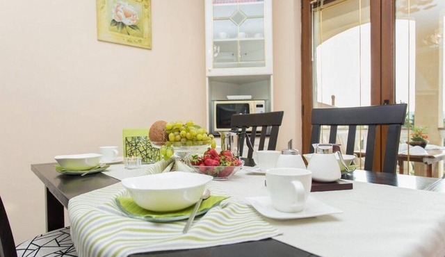 Beachfront flat in Soline with sea view