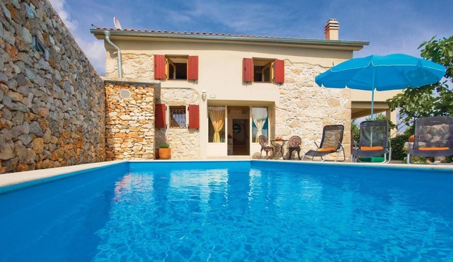 Beautiful home in Krk with private swimming pool, can be inside or outside