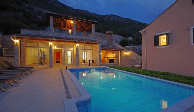 Pool Villa Dia/w Sauna & Jacuzzi near Dubrovnik, Brsečine, Croatia
