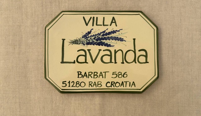 Rab Barbat Villas 4 stars 300 sea LAVANDA