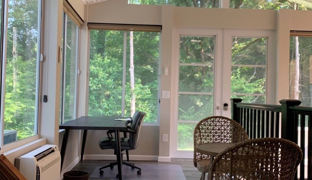 Spacious Split-Level, Basement Apt. w/Gorgeous Sunroom Overlooking Wooded Area. in Concord