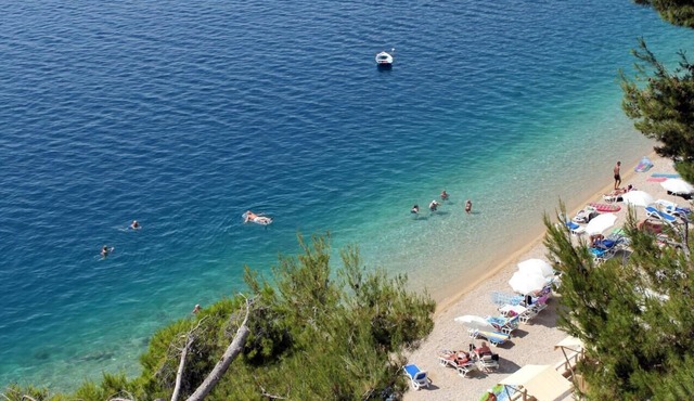 Studio flat with balcony and sea view Podgora, Makarska (AS-2623-a)