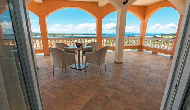 Two bedroom apartment with a swimming pool Banjol, Rab (A-21952-a)