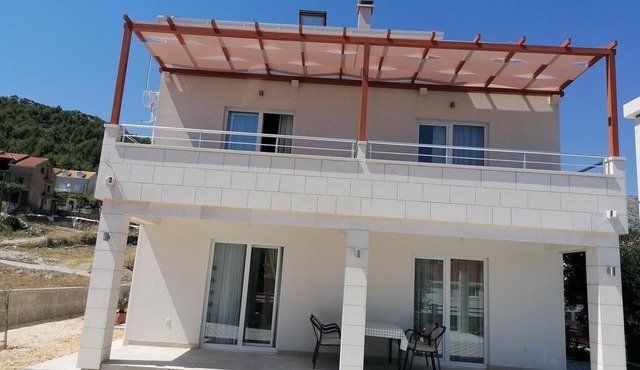 Two bedroom apartment with terrace and sea view Slano, Dubrovnik (A-18460-a)