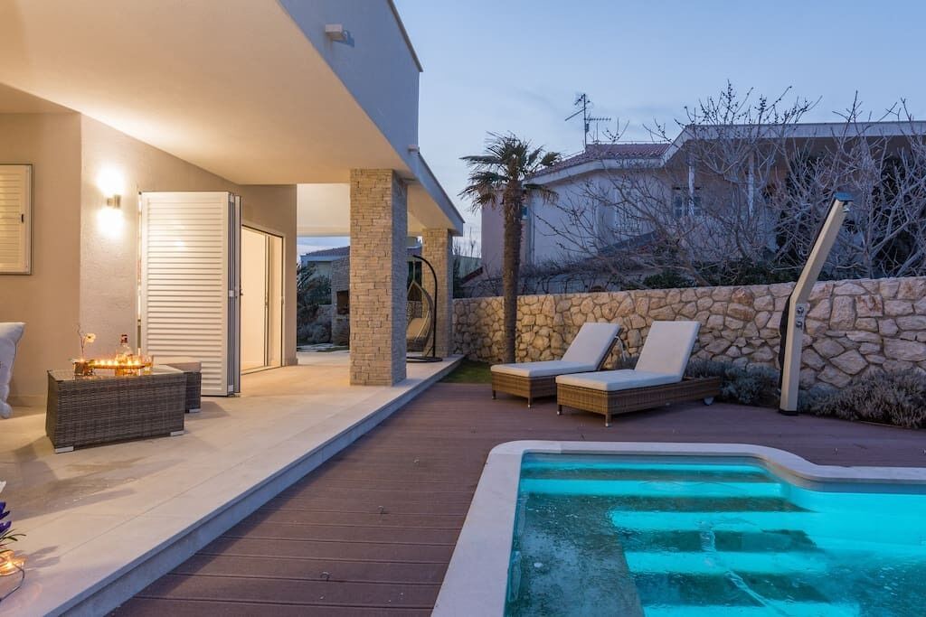 Kolanjski Gajac Villa | Luxury Villa White Rose with the Pool
