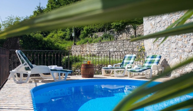 Holiday home in Lovranska Draga with large fireplace